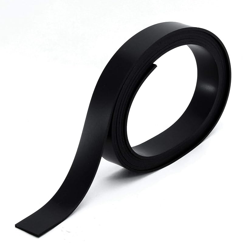 Waki Sangyo Flat Rubber, Non-Adhesive, Black, 2mm X 20mm, 2m Length, Outdoor Gasket WSG018