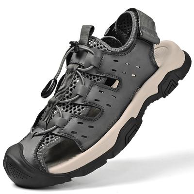 Summer Men's Sandals New Outdoor Non-slip Hiking Shoes Comfortable Lightweight Men's Roman Shoes Breathable Men's Shoes
