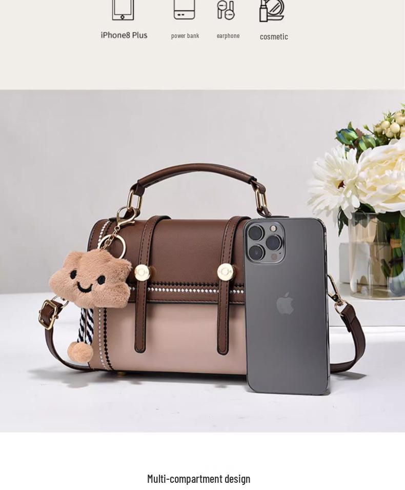 Women's 2026 Color Block Crossbody Bag - Cute, Versatile, and Simple Handbag