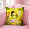 Kwaii Anime Cute My-Mymyberries Art Cushion Cover Pillowcase Short Plush Invisible Zipper Room Sofa Cushion Cover