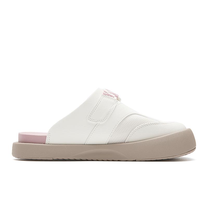 FILA SMILA Closed Toe Slippers Women's Milk White/Breeze Purple F12W621508FGZ