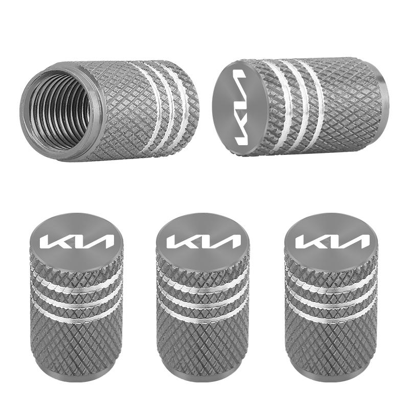 5pcs Car Badges Metal Wheel Tire Valve Cap Covers Auto Accessories For Kia Rio Ceed Sportage Cerato Soul Sorento Picanto Optima xkbn81