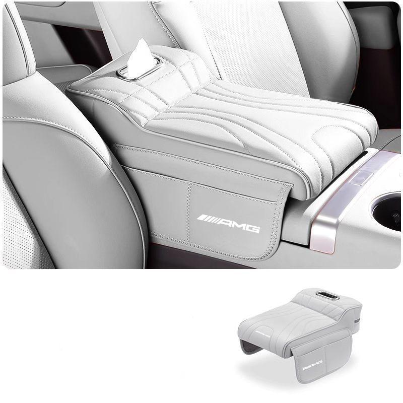 Car Armrest Box Height Pad For Mercedes Benz AMG GLC W203 W206 W220 W205 W211 W212 W201 Special Central Elbow Support Tissue Box CE1 f56