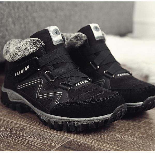 Winter Walking Shoes with Velvet Warmth Outdoor Shoes Women's Shoes Thickened Elderly Sports Shoes Cotton Shoes Men and Women