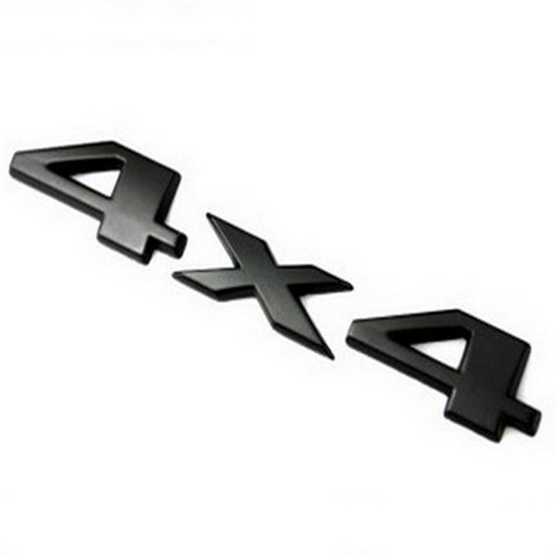 3D 4X4 Emblem Car Styling Chrome ABS Sticker Tail Emblem Badge Rear Decal 4X4 Off Road SUV чёрный