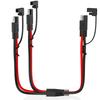 Anchtek 10AWG 1 To 2 SAE To SAE Extension Cable SAE DC Power Automotive Adapter Cable SAE Plug for Solar Panel Battery Charger