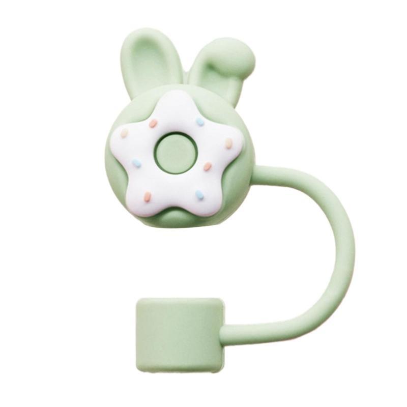 24TE Dustproof Silicone Straw Tip Cover Colorful Straw Protectors Multifunctional Silicone Straw Tip For Everyday Use