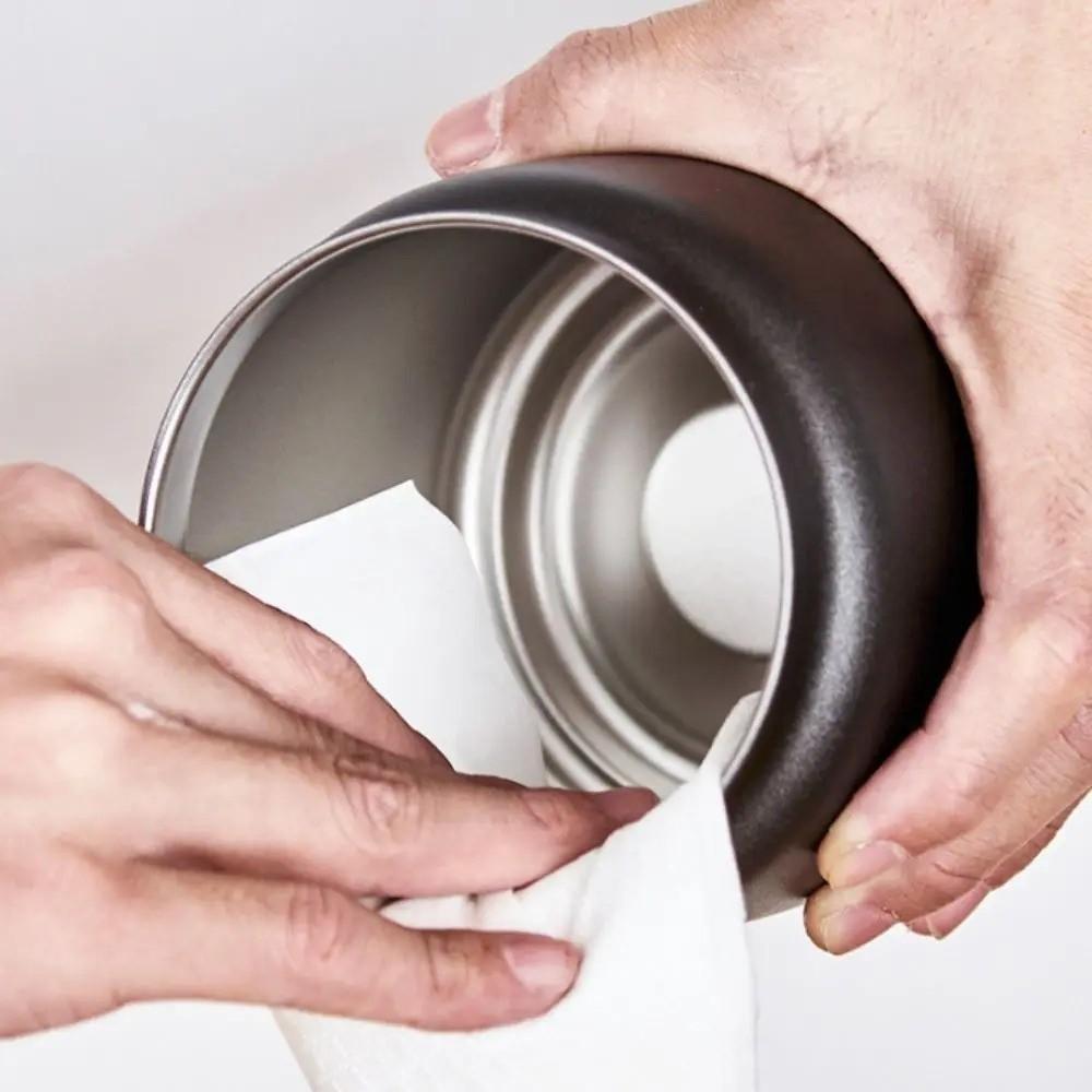 Stainless Steel Coffee Beans Vacuum Sealed Jug 400 800 1200ml Large Capacity Coffee Vacuum Canister Keep Fresh