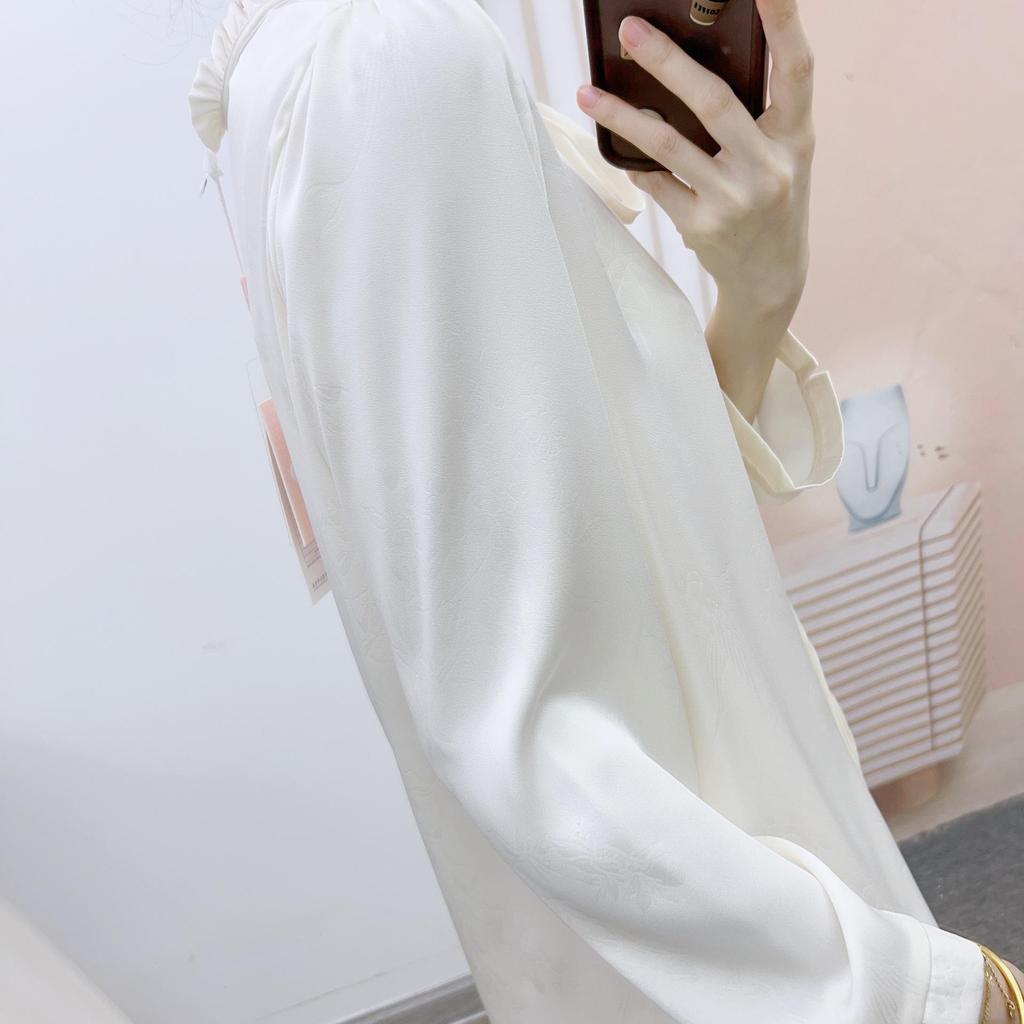 Spring 2026 Elegant Long-Sleeve Versatile Pullover Shirt