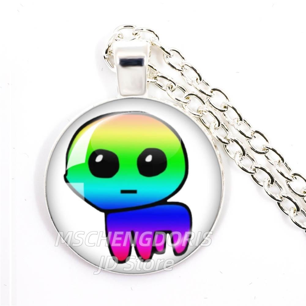 TBH Autism Creature Yippies Creative Funny Yippee Meme Cartoon Glass Cabochon Pendant Necklace Charm Jewelry Gift Jewelry