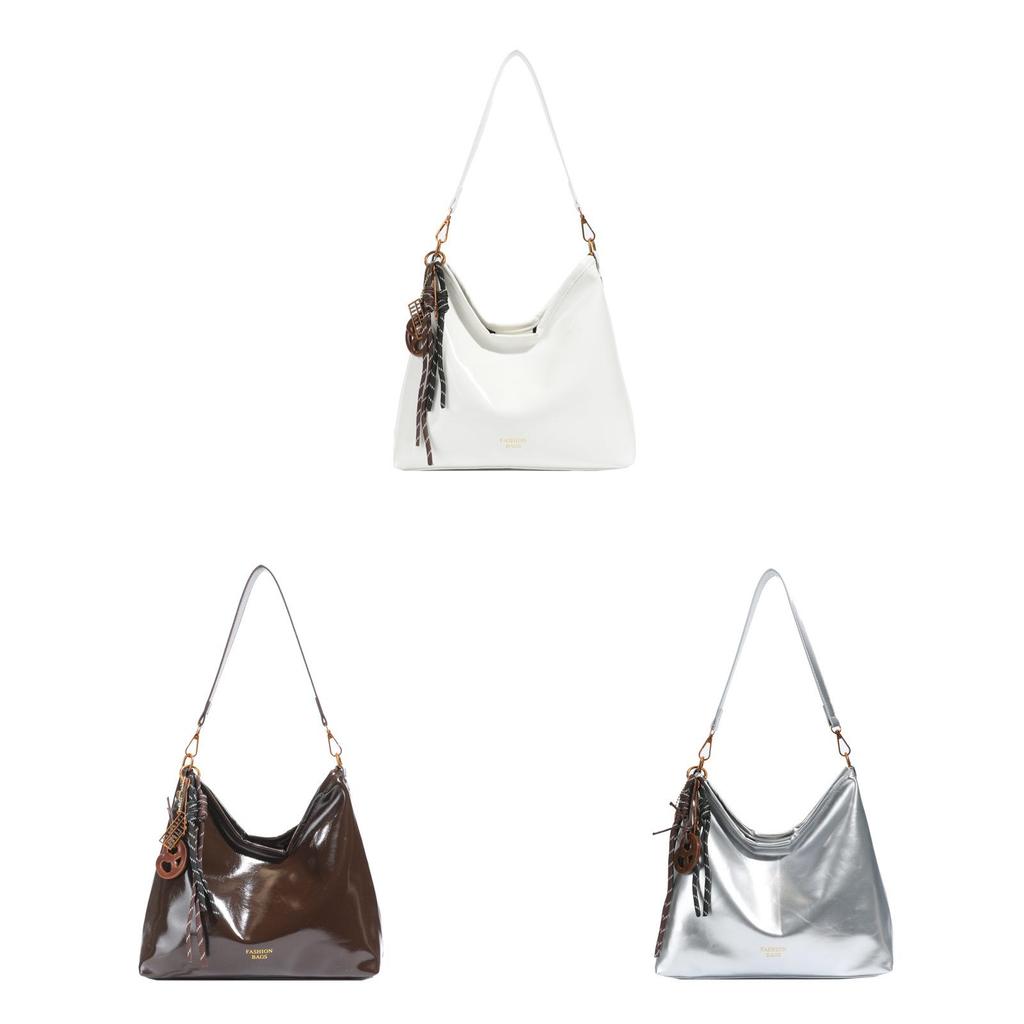 Urban Minimalist Pu Shoulder Bag With Large Capacity For Daily Use