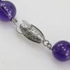 Necklace Purple amethyst/Silver 65.6g Women Used