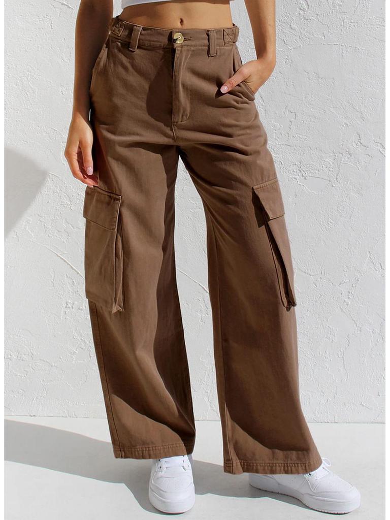 Women's Multi-pocket Workwear Denim Jeans - European and American Style