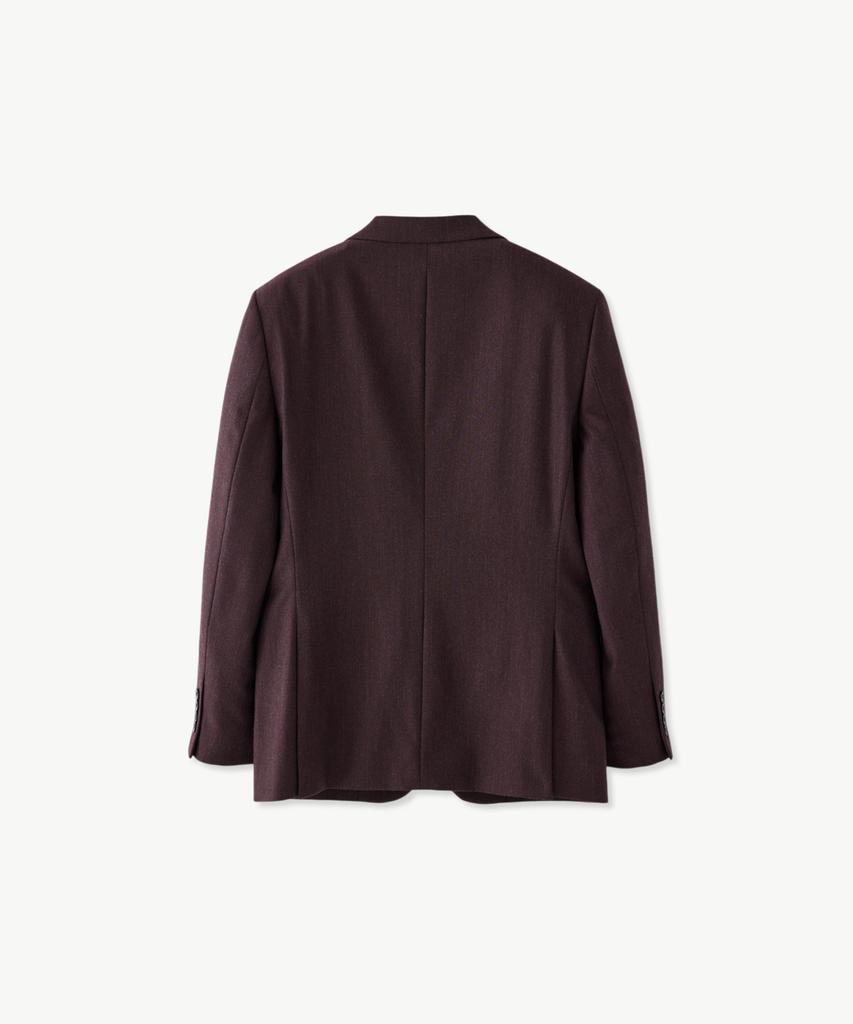 Stco Extra Fine Wool Suit Jacket Wine (Classic Fit)_Ssjxa64Csa