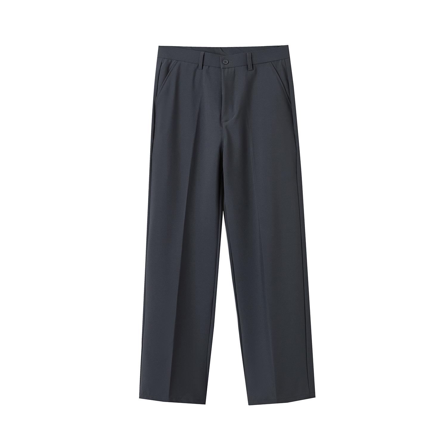 

Men s Trendy Spring Casual Trousers - Half Elastic Waist, Versatile Loose Fit, Straight Leg Design 4XL