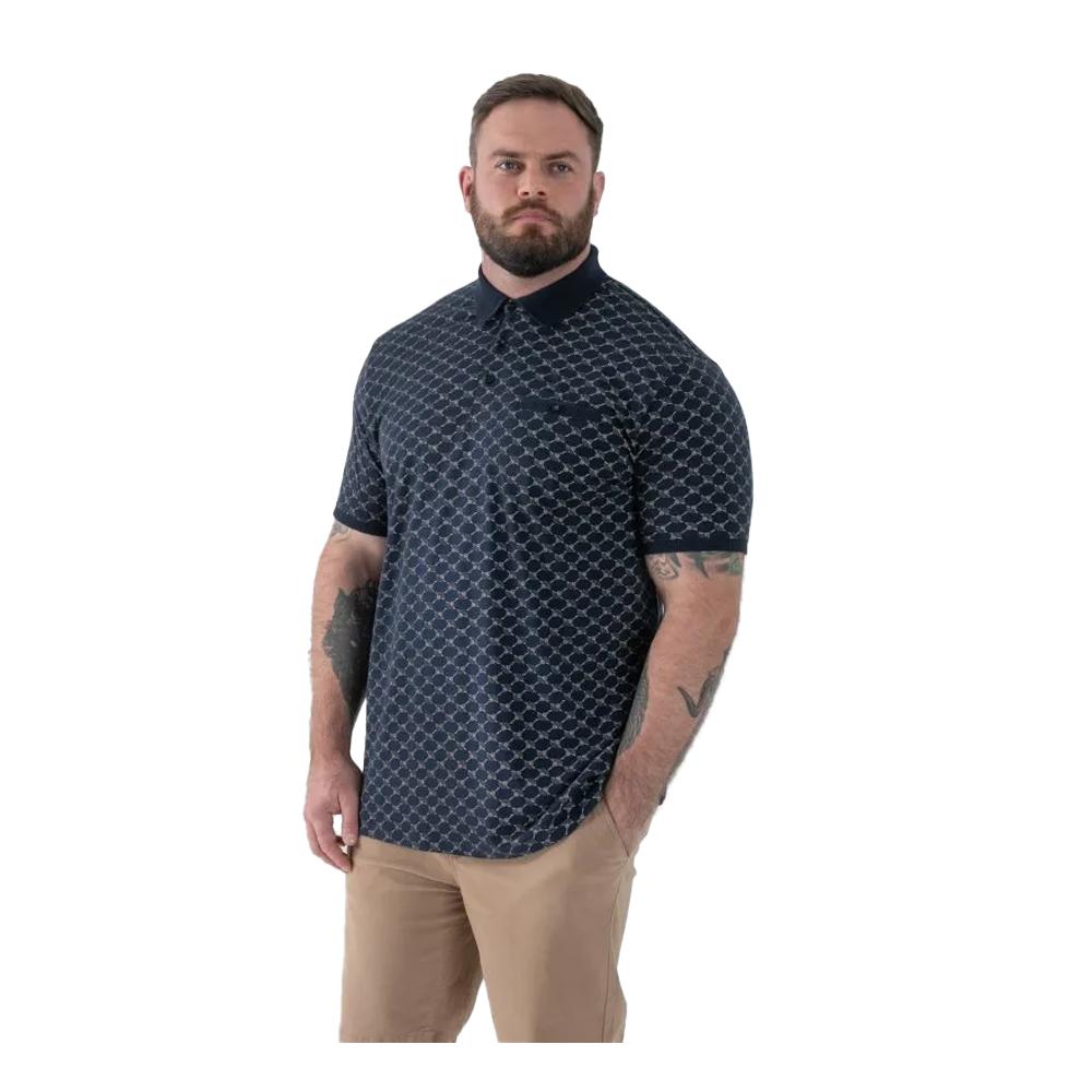 Duke Mens Saunders D555 All-Over Print Polo Shirt