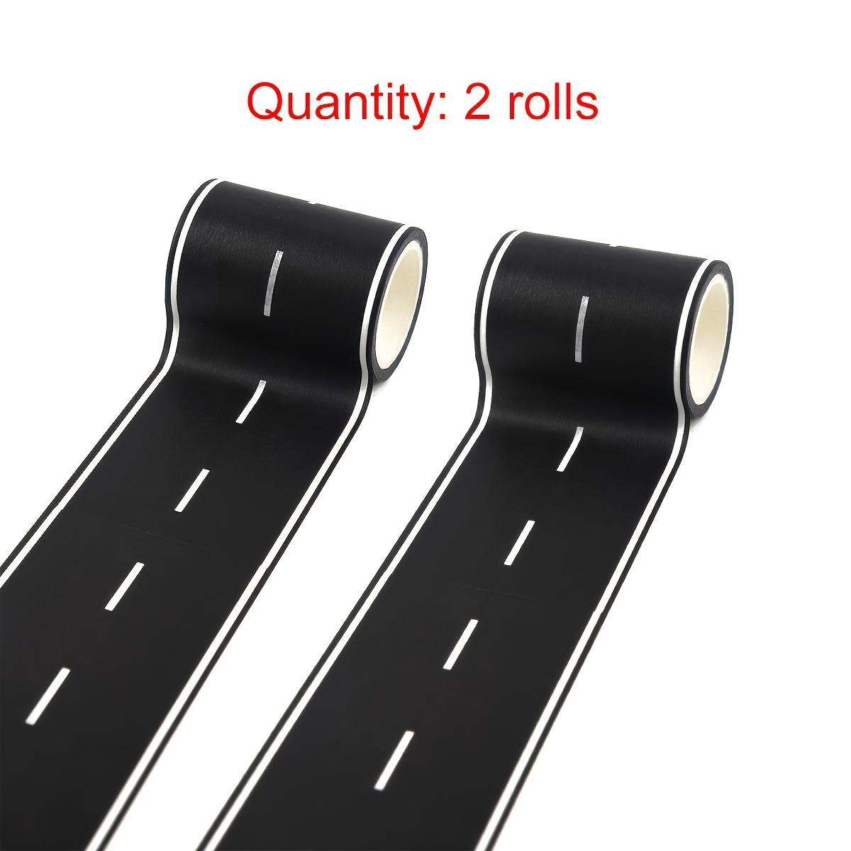 

Two Rolls of Racing Track Tape That Are Easy to Tear And Leave No Residue. Featuring a Black And White Design