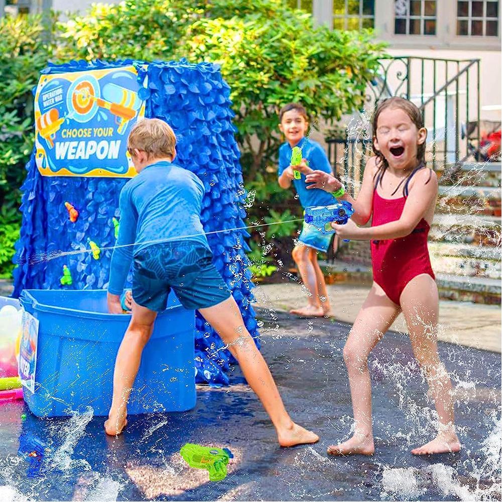 2pcs Mini Squirt Water Guns with Trigger for Outdoor Swimming Pool