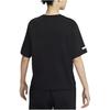 Nike Sportswear Classic Logo Print Loose Round Neck Short Sleeve T-Shirt Women Tops Black FQ6600-010
