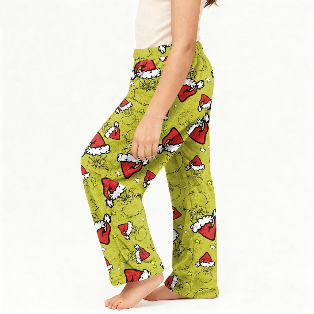 Children's Pyjamas Bottoms Printed Soft Comfortable Pyjama Children's Winter Pants