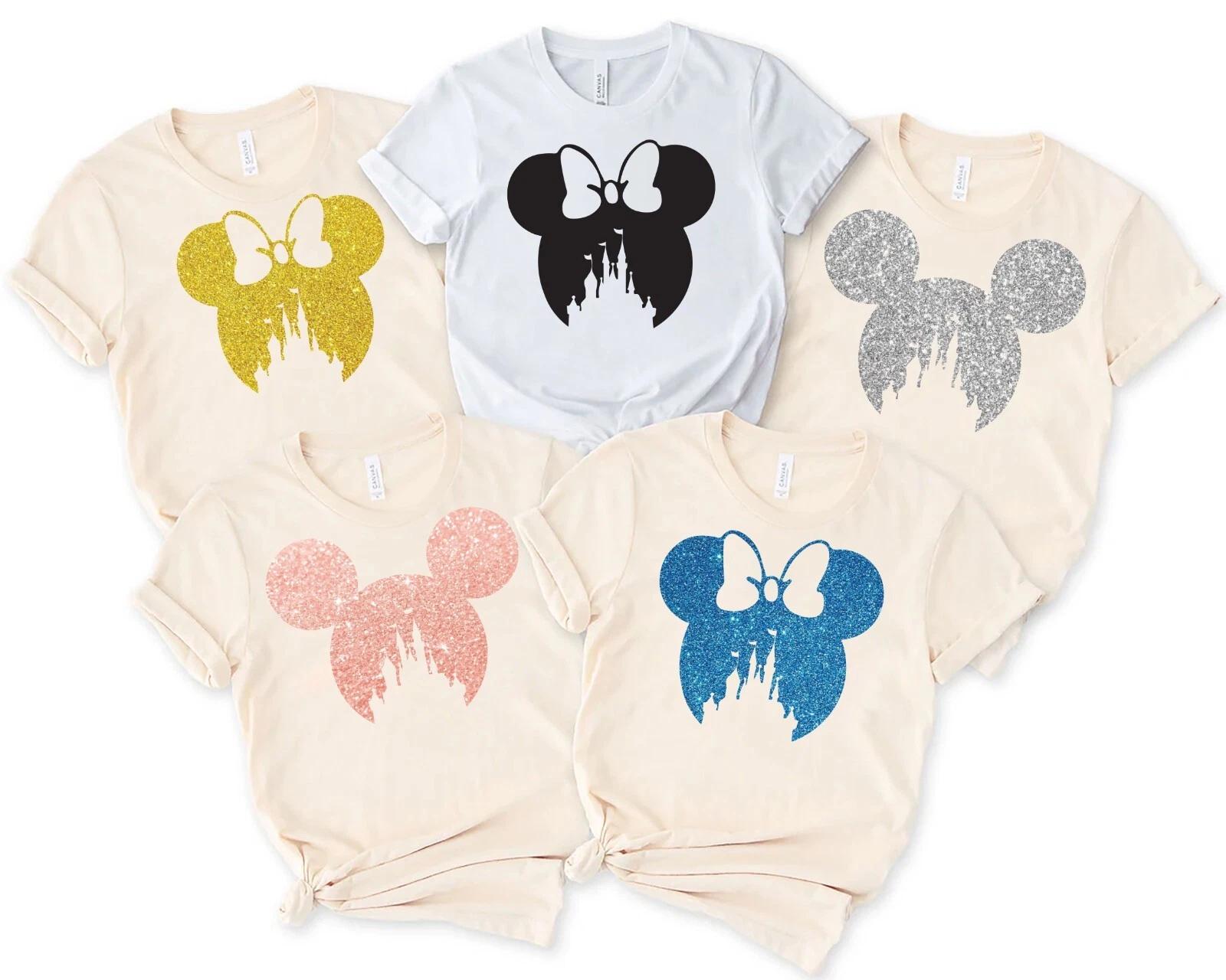 Personalized T-Shirt for Group Mens & t-shirt for kids & women, Disn Glitter Sea 4XL