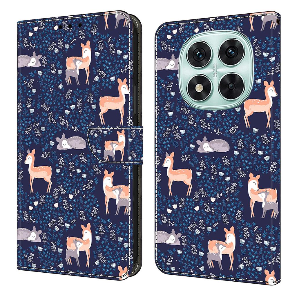 Pro Xiaomi Redmi Note 14 Pro 4G Peněženkové pouzdro Vzorový potisk PU kůže Vyklápěcí Stojánek Kryt na telefon