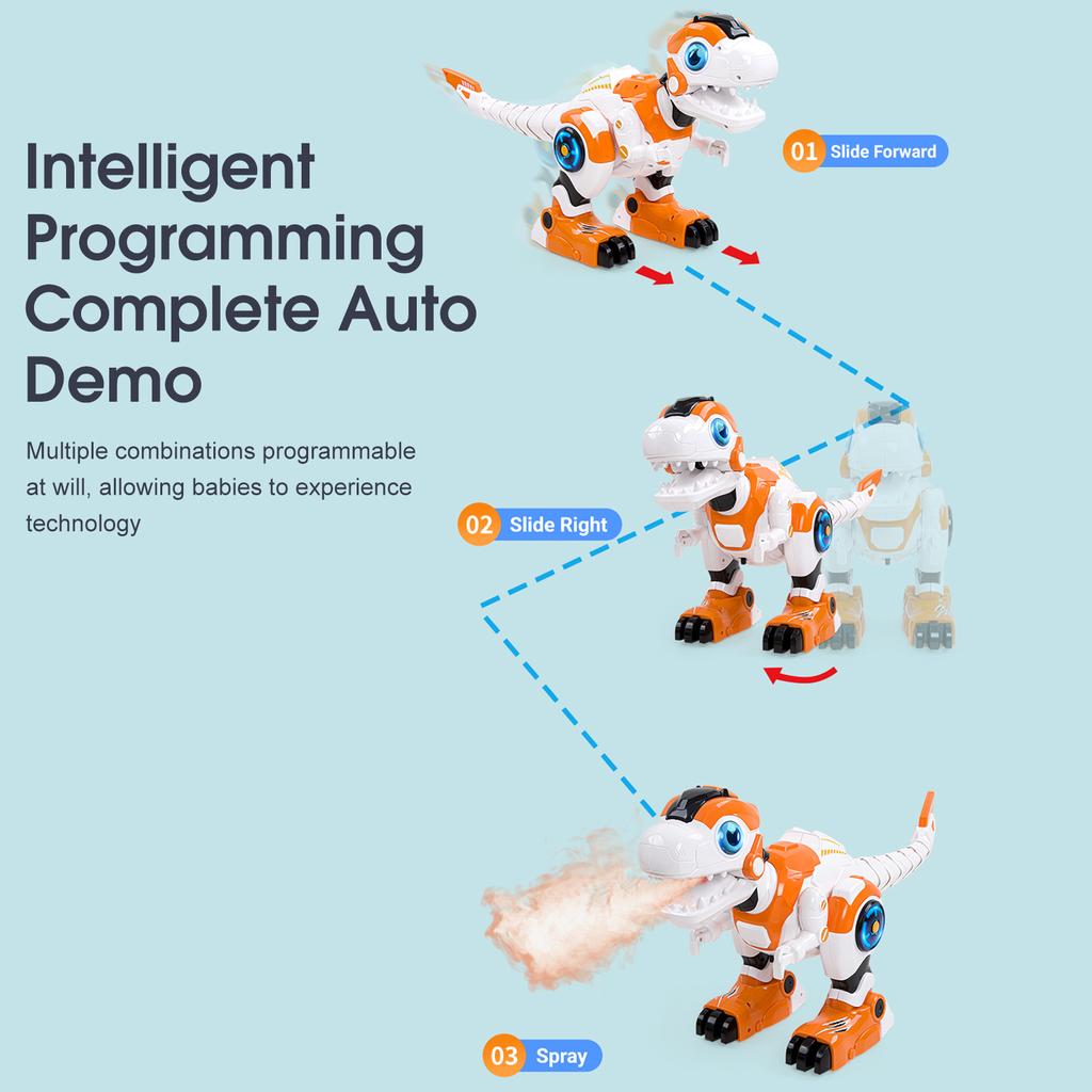 Remote Control Robot, Intelligent Walking Dancing Singing Programmable Robot with Light and Sound,