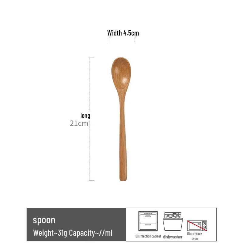 Деревянный набор суповых ложек Ruhan