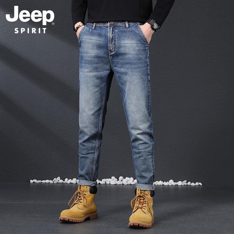Мужские джинсы прямого кроя JEEP SPIRIT в стиле business casual 32