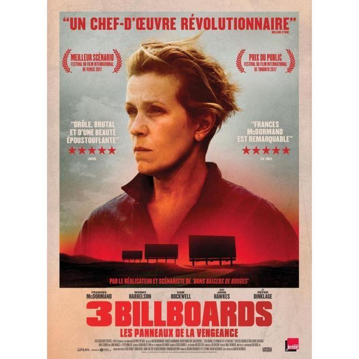 Blu-ray - 3 Billboards - Les panneaux de la vengeance - Film policier - Interdit -12