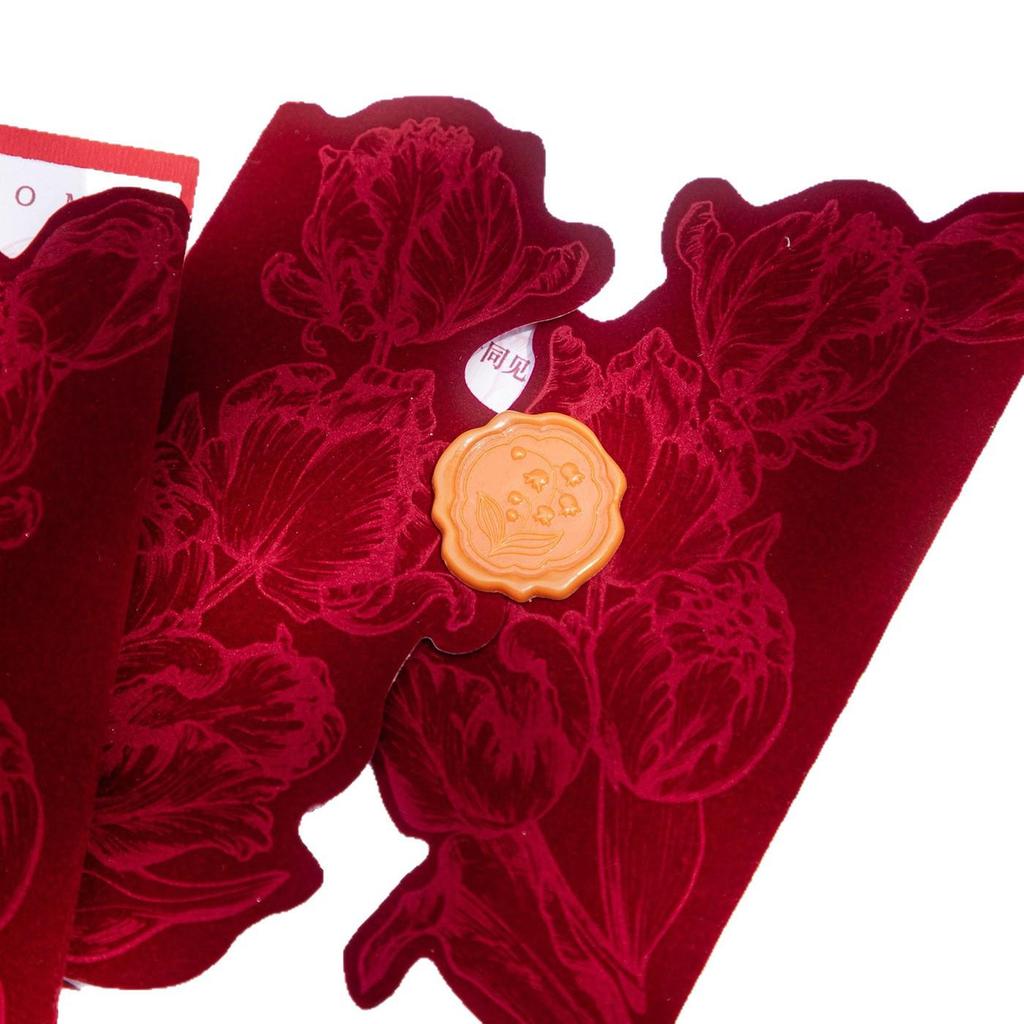 2025 Elegant French Wedding Invitation & Thank You Card Set