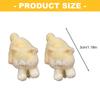 2pcs Flocking Cats Design Hair Clip Cartoon Shape NonSlip Grip Hairpin Side Clip For Women Little Girl Daily Outfit