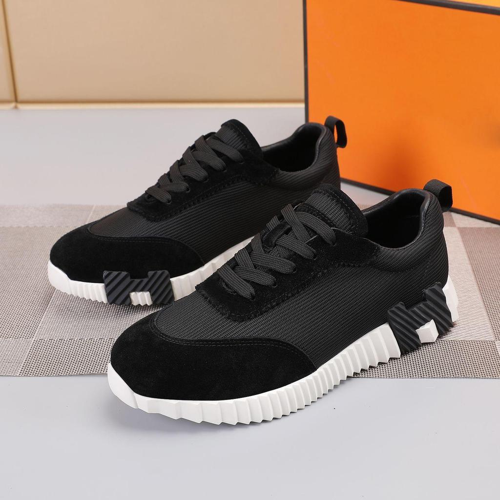 Men's 2025 Sporty Casual Thick-Soled Mesh Fashion Shoes with H Letter Design