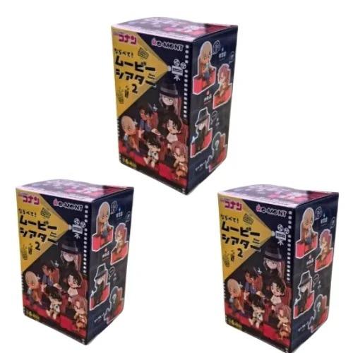 Re-Ment Detectives Conans Movie Theater Series Blind Box Toys Kudo Shinichi Ran Mouri Action Figures Collectibles Children's Toy