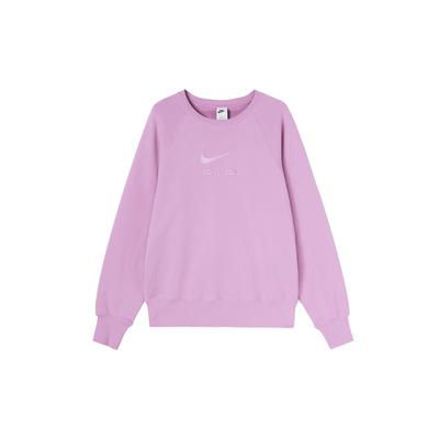 Nike Sportswear Air Logo Crew Neck Sweatshirt Men Tops Purple DV9830-591