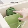 Sink Strainer Basket Food Waste Collector Easy to Install Push-Type Automatic Dump Kitchen Hanging Sink Drain Basket
