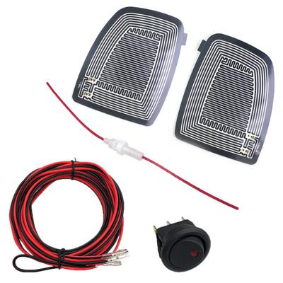 Universal 12V Car Mirrors Heated Pad Quick Warm Defogger Remove Ice Rain Frost