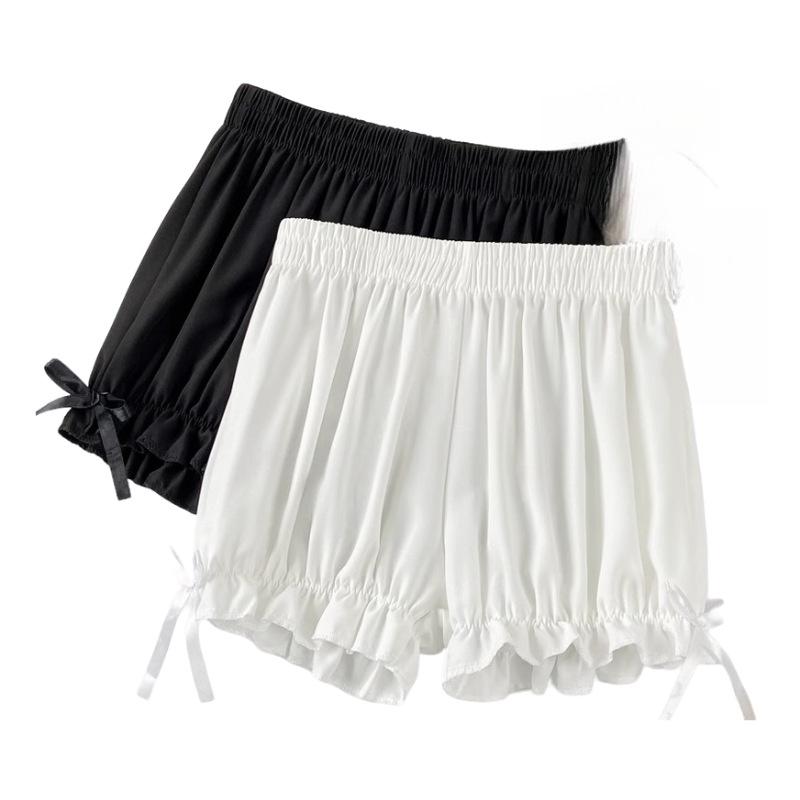 Kürbis Laterne Sommer Sicherheitsshorts - Knospenform, Anti-Exposure Basisschicht für Mädchen