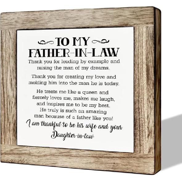 A Prayer for My Dad Sign for Father's Day, Wooden Box Signs for Home Decor, Farmhouse Decor for Dad Room, Sentimental Gift for Dad, Dad Birthday Gift