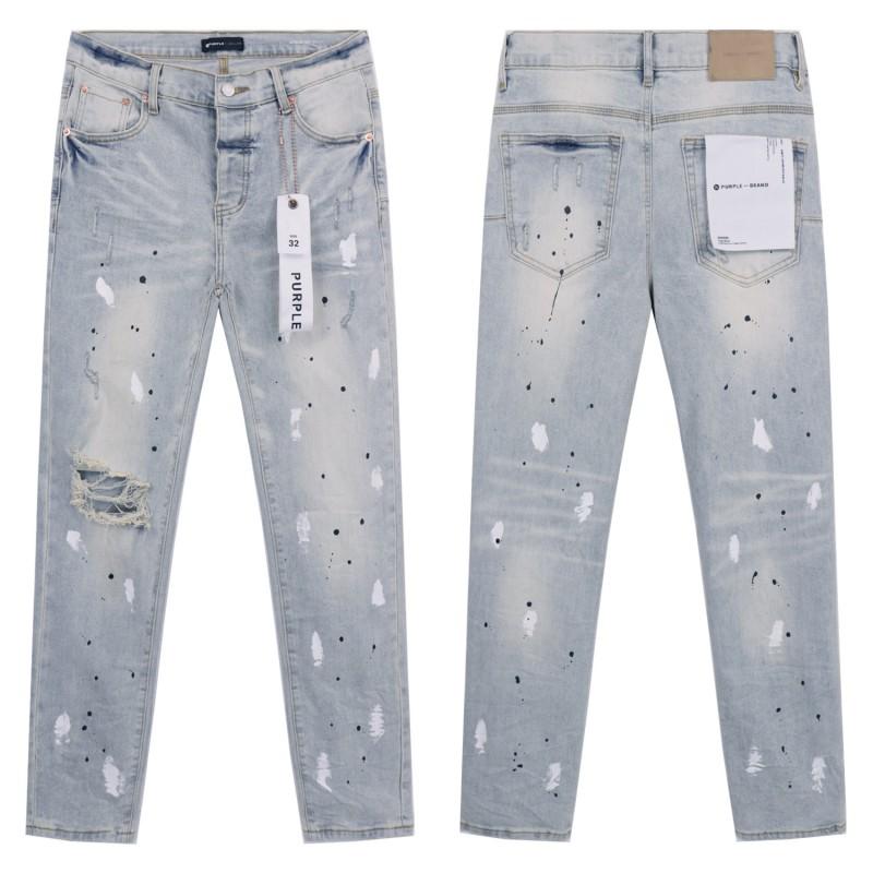 Jeans de Hombre Rectos con Parches Desgastados Estilo Vintage High Street Pantalones Casuales