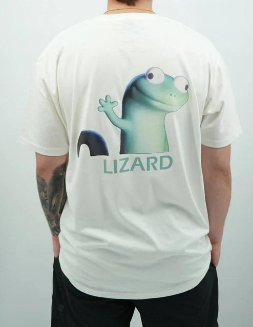 Funny Weirdcore Viral meme Lizard Lizard Lizard Meme Animal Gildan T-Shirt Unisex T-Shirt M