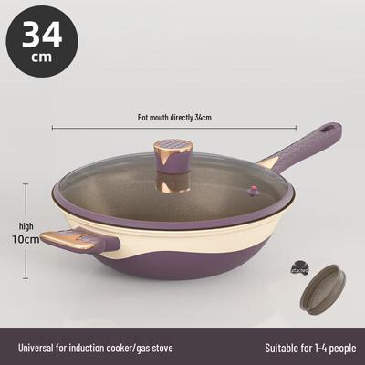 Yoshida Craftsman 34cm Multi-functional Titanium Non-stick Wok with Steamer & Micro-pressure Lid