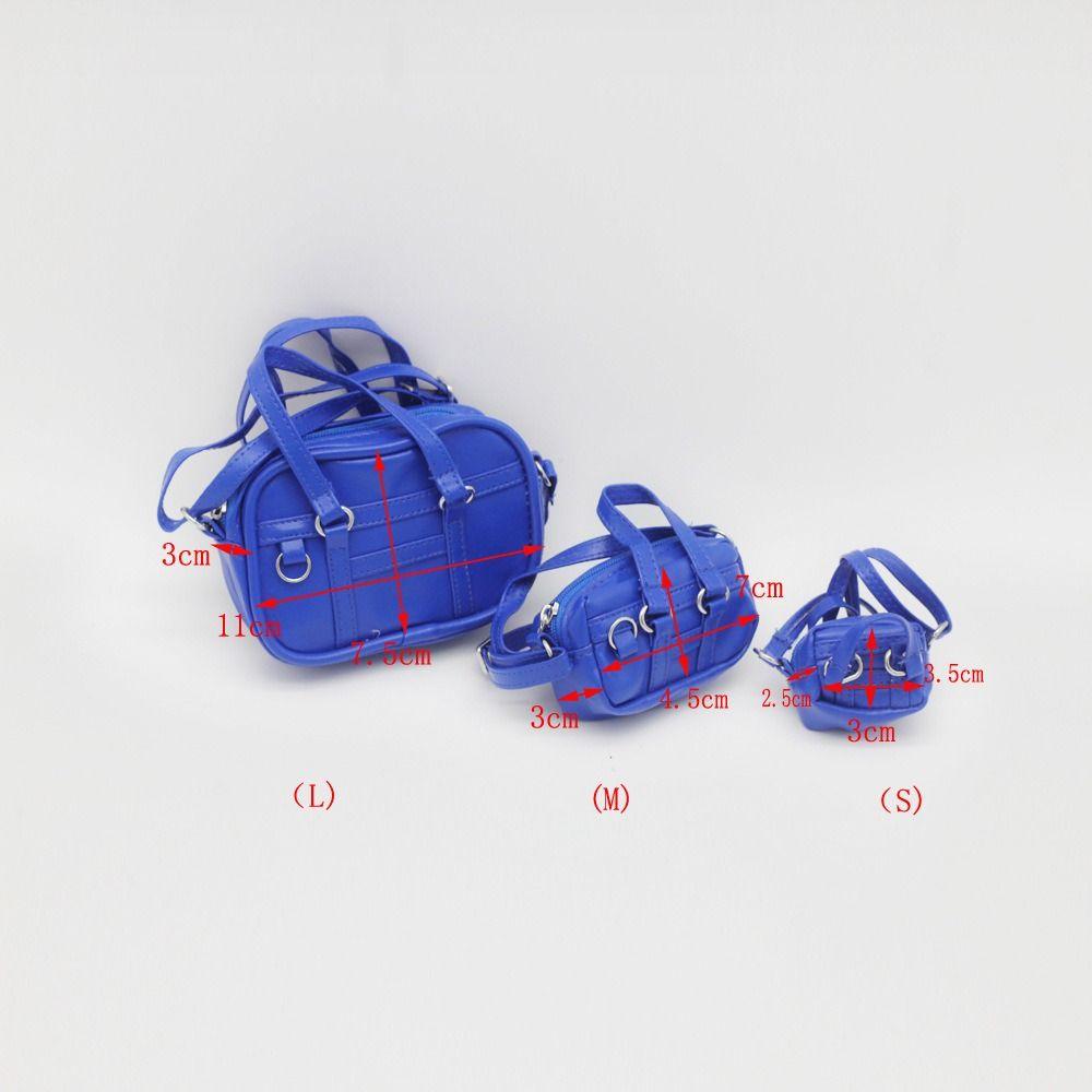 Cute BJD Doll Crossbody Bag Colorful Kids Handbag Toys Plush Toys Bag Plush Doll Bag  Kids