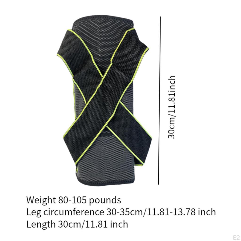 Knee Support Brace ,Compression Sleeve, Elastic Wrap Around Kneepad, Silicone Pad for Volleyball