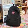 Schoolbag Korean Version of High-value Girls' Heart Bow Backpack 1011 New College Student Schoolbag for Women