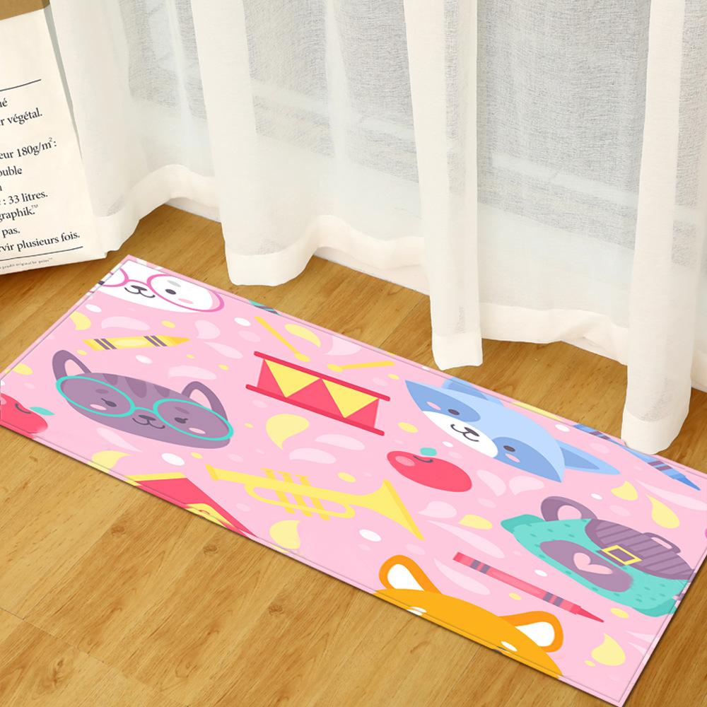 Textured Sand Wardrobe Shoe Cabinet Long Floor Mat