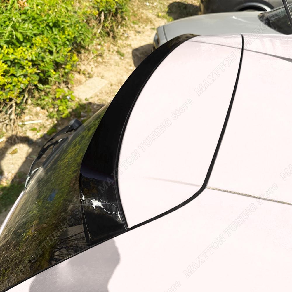 BHP2  Upgrade GTI Style Rear Spoiler Wing For Volkswagen Polo MK5 6R 6C 2009-2017 Rear Trunk Roof Wings Cap Extension Splitter Tuning