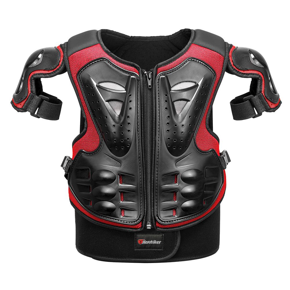 Dětská Motorkářská Ochranná Vesta Ochrana Motokros Body Armor Bunda Ochranné Chrániče Jízda Nákoleníky Moto Plná Ochrana Děti