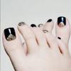 Detachable Square Head Fake Toenails Short Length Wearable Manicure Foot Nail Tips Full Cover False Toe Nails Girl