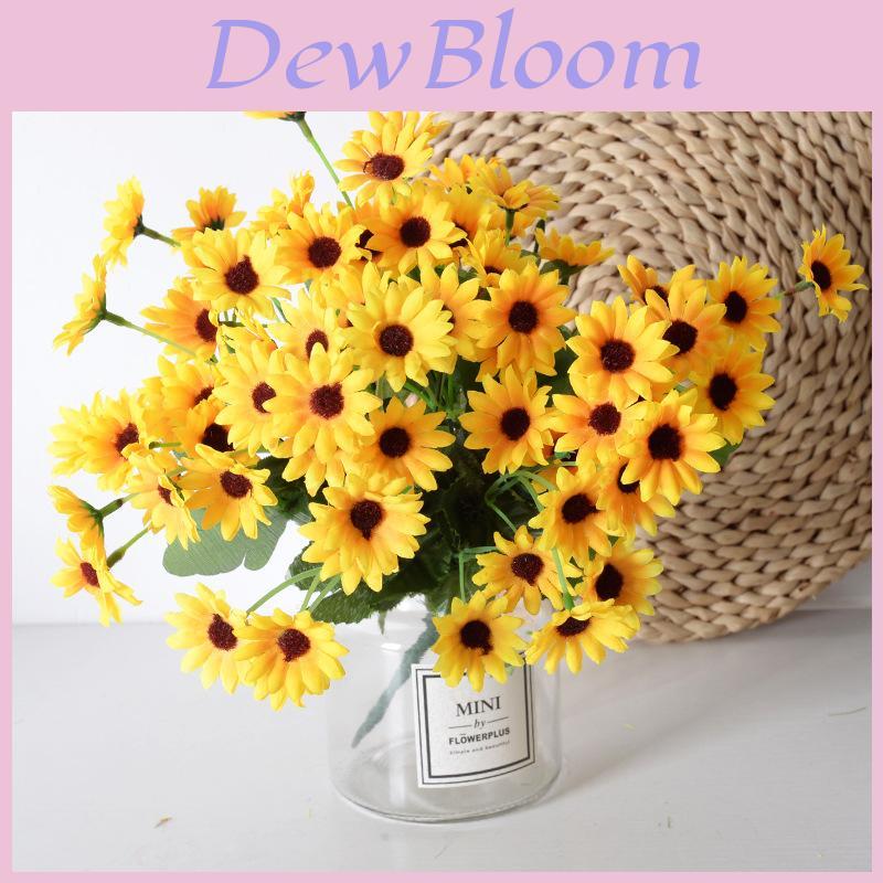 Sunflower Artificial Flowers For Home Decor And Photography Props With Silk Material